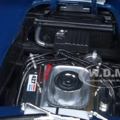 Shelby Cobra 427 S/C Dark Blue Metallic With White Stripes 1/18 Diecast Model Car By Kyosho -Closeout Items Sales 08047DBL 5 75322.1661540963.800.600