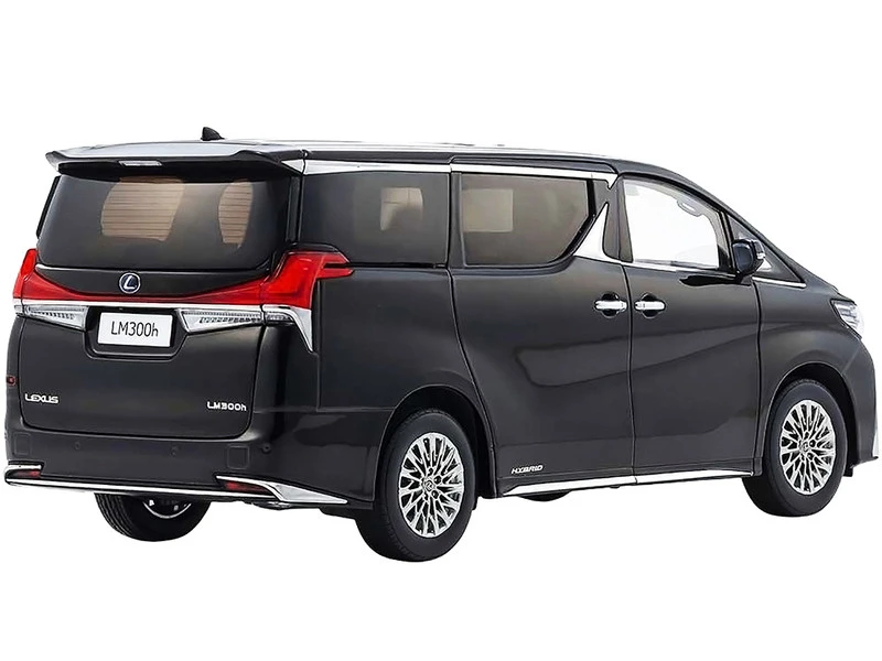 Lexus LM300h Hybrid Van With Sunroof Black 1/18 Diecast Model Car By Kyosho 4 Lexus LM300h Hybrid Van With Sunroof Black 1/18 Diecast Model Car By Kyosho - Image 2