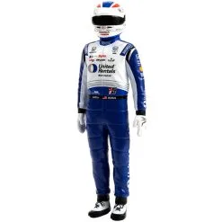 #15 Graham Rahal / Rahal Letterman Lanigan Racing, United Rentals "NTT IndyCar Series" Driver Figurine For 1/18 Scale Models By Greenlight