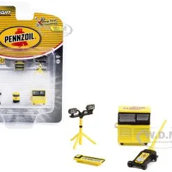 "Pennzoil" 6 Piece Shop Tools Set "Shop Tool Accessories" Series 5 1/64 Models By Greenlight