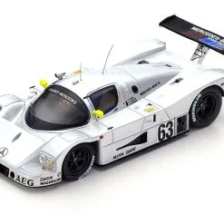 Sauber C9 No.63 Winner 24H Le Mans 1989 J. Mass - S. Dickens - M Reuter 1/18 Model Car By Spark