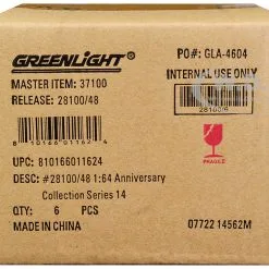 "Anniversary Collection" Set Of 6 Pieces Series 14 1/64 Diecast Model Cars By Greenlight -Closeout Items Sales 28100 BOX 21862.1663693879.800.600