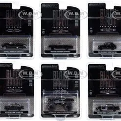 "Black Bandit" 6 Piece Set Series 27 1/64 Diecast Model Cars By Greenlight