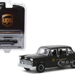 1975 Checker Marathon A11 Parcel Delivery "United Parcel Service Canada Ltd" (UPS) Dark Brown "Hobby Exclusive" 1/64 Diecast Model Car By Greenlight