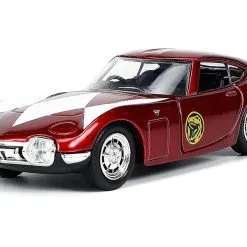 1967 Toyota 2000GT RHD (Right Hand Drive) Red Metallic And Red Ranger Diecast Figurine "Power Rangers" "Hollywood Rides" Series 1/32 Diecast Model Car By Jada 14 1967 Toyota 2000GT RHD (Right Hand Drive) Red Metallic And Red Ranger Diecast Figurine "Power Rangers" "Hollywood Rides" Series 1/32 Diecast Model Car By Jada -Closeout Items Sales 33074 5 66240.1632348100.800.600
