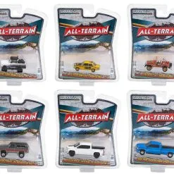 Closeout Items Sales 13 "All Terrain" Series 13, Set Of 6 Pieces 1/64 Diecast Model Cars By Greenlight
