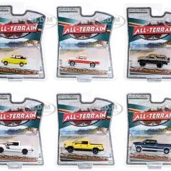 Closeout Items Sales 36 "All Terrain" Series 14, Set Of 6 Pieces 1/64 Diecast Model Cars By Greenlight