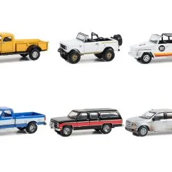 "All Terrain" Series 15, Set Of 6 Pieces 1/64 Diecast Model Cars By Greenlight