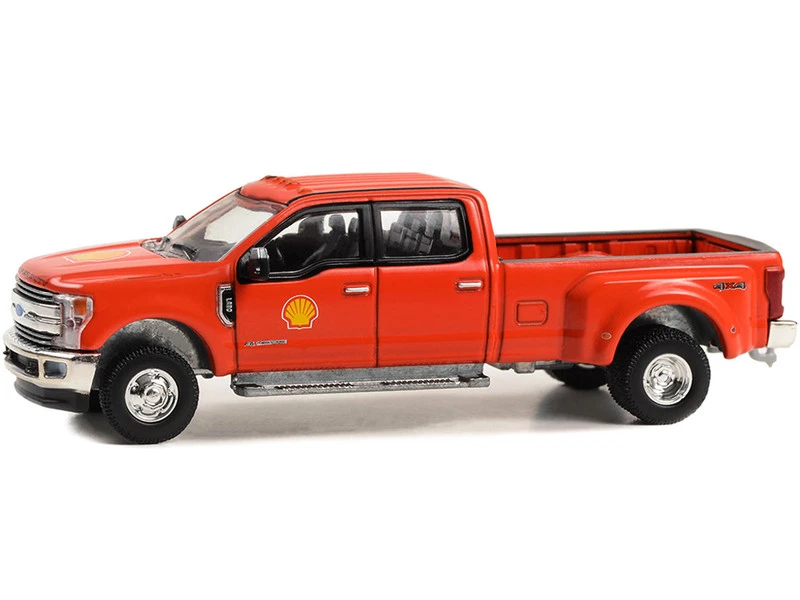 2019 Ford F-350 Lariat Dually Shell Oil "Dually Drivers" Series 13 1/64 Diecast Model Car By Greenlight 3 2019 Ford F-350 Lariat Dually Shell Oil "Dually Drivers" Series 13 1/64 Diecast Model Car By Greenlight