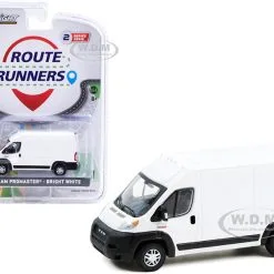 2019 Ram ProMaster 2500 Cargo High Roof Van Bright White "Route Runners" Series 2 1/64 Diecast Model By Greenlight