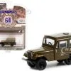 1970 Jeep DJ-5 Dark Olive Green U.S. Army "Battalion 64" Release 1 1/64 Diecast Model Car By Greenlight -Closeout Items Sales 61010C WM 54533.1649451871.800.600