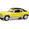 1971 Chevrolet Monte Carlo Sunflower Yellow With Black Roof "California Lowriders" Release 3 1/64 Diecast Model Car By Greenlight -Closeout Items Sales 63040C 1 15219.1670874255.800.600