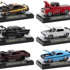 "Ground Pounders" 6 Cars Set Release 24 IN DISPLAY CASES Limited Edition To 7000 Pieces Worldwide 1/64 Diecast Model Cars By M2 Machines