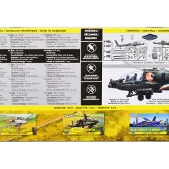 Level 2 Snap Tite Model Kit AH-64 Apache Helicopter 1/72 Scale Model By Revell -Closeout Items Sales 85 1183 4 94256.1661441492.800.600