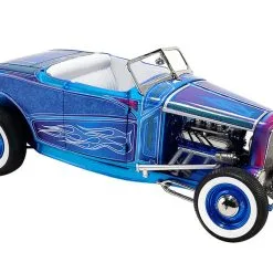 1932 Ford Hot Rod Roadster Blue Flame Limited Edition To 500 Pieces Worldwide 1/18 Diecast Model Car By ACME