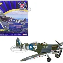 Supermarine Spitfire T.9 TE308 Fighter Aircraft "Grey Nurse" "Biggin Hill Heritage Hangar" "The Aviation Archive" Series 1/72 Diecast Model By Corgi