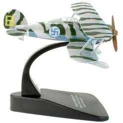 Gloster Gladiator MK II B Fighter Plane Pilot Fanrik Karlsson Flight 19 Rovaniemi, Finland (March 1940) "Oxford Aviation" Series 1/72 Diecast Model Airplane By Oxford Diecast -Closeout Items Sales AC056 3 36210.1679411887.800.600