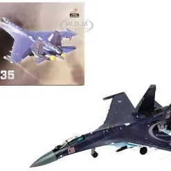 Sukhoi Su-35 Fighter Aircraft #08 "Russian Air Force" 1/72 Diecast Model By Air Force 1