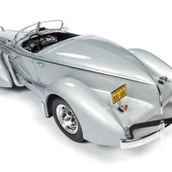 1935 Auburn 851 Speedster Haze Gray 1/18 Diecast Model Car By Auto World -Closeout Items Sales AW268 8 06663.1596315042.800.600