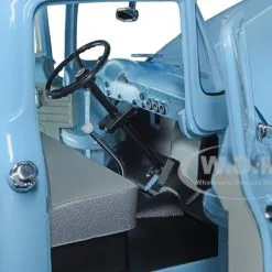 1956 Ford F-100 Mild Custom Pickup Truck Diamond Blue 1/18 Diecast Model Car By Auto World -Closeout Items Sales AW290 4 81295.1654126763.800.600