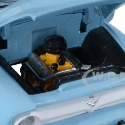 1956 Ford F-100 Mild Custom Pickup Truck Diamond Blue 1/18 Diecast Model Car By Auto World -Closeout Items Sales AW290 5 42999.1654126763.800.600