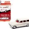 1963 Chevrolet II Nova 400 Wagon Ermine White With Red Interior "Muscle Wagons" Limited Edition To 15126 Pieces Worldwide 1/64 Diecast Model Car By Auto World -Closeout Items Sales AWSP083A WM 93344.1642140538.800.600