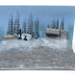 1930 Chevrolet Stake Truck With Eight Oil Barrels And Oil Derricks Diorama "Texaco" 12th In The "U.S.A. Series" 1/43 Diecast Model By Auto World -Closeout Items Sales CP7551 7 68839.1566318907.800.600