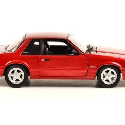 1993 Ford Mustang 5.0 LX Electric Red With Black Interior Limited Edition 1/18 Diecast Model Car By GMP -Closeout Items Sales GMP 19003 3 78916.1679923933.800.600