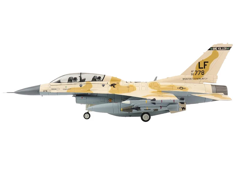 General Dynamics F-16D Fighting Falcon "Mig Killer" Fighter Aircraft "310th FS, Luke AF Base" (June 2022) "Air Power Series" 1/72 Diecast Model By Hobby Master 4 General Dynamics F-16D Fighting Falcon "Mig Killer" Fighter Aircraft "310th FS, Luke AF Base" (June 2022) "Air Power Series" 1/72 Diecast Model By Hobby Master - Image 2