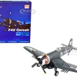 Vought F4U-4 Corsair Fighter Aircraft VMF-323 "Death Rattlers" USS Sicily (June 1951) "Air Power Series" 1/72 Diecast Model By Hobby Master