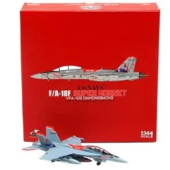 Boeing F/A-18F Super Hornet Fighter Aircraft "US Navy, VFA-102 Diamondbacks, 60th Anniversary Edition" (2015) 1/144 Diecast Model By JC Wings 11 Boeing F/A-18F Super Hornet Fighter Aircraft "US Navy, VFA-102 Diamondbacks, 60th Anniversary Edition" (2015) 1/144 Diecast Model By JC Wings -Closeout Items Sales JCW 144 F18 001 5 71232.1683046344.800.600