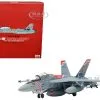 Boeing F/A-18F Super Hornet Fighter Aircraft "US Navy, VFA-102 Diamondbacks, 60th Anniversary Edition" (2015) 1/144 Diecast Model By JC Wings