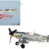 Messerschmitt Luftwaffe BF 109G-6 Fighter Plane "Jagdgeschwader 52 Eastern Front, 1943 Erich Hartmann" With Display Stand Limited Edition To 600 Pieces Worldwide 1/72 Diecast Model By JC Wings -Closeout Items Sales JCW 72 BF109 001 L 63669.1668630918.800.600