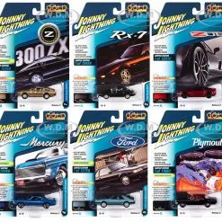 "Classic Gold Collection" 2022 Set A Of 6 Cars Release 2 1/64 Diecast Model Cars By Johnny Lightning