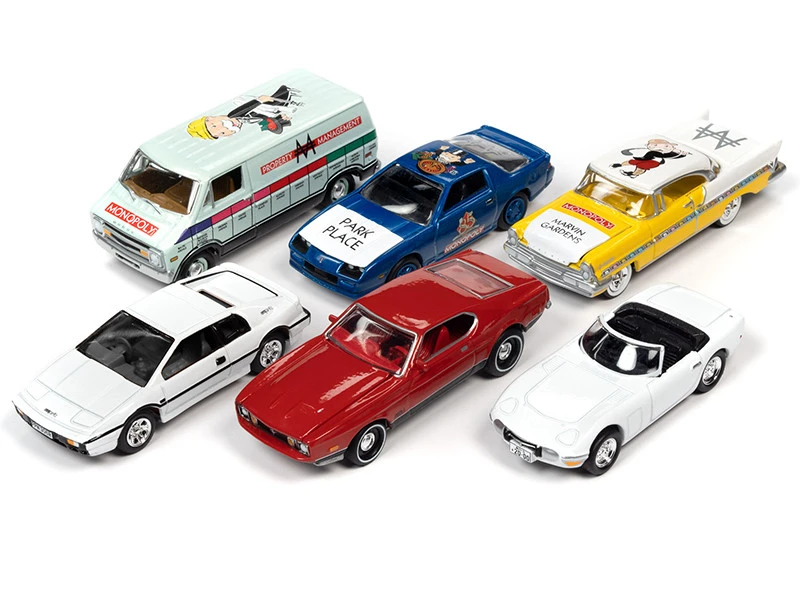 Pop Culture 2020 Set Of 6 Cars Release 2 1/64 Diecast Model Cars By Johnny Lightning 3 Pop Culture 2020 Set Of 6 Cars Release 2 1/64 Diecast Model Cars By Johnny Lightning - Image 2
