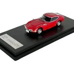 Toyota 2000GT Red 1/64 Diecast Model Car By LCD Models
