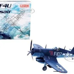 Vought F4U-1D Corsair Fighter Plane "1st Lt. Phillip DeLong, Marine Fighter Squadron (VMF-224)" (1945) 1/72 Diecast Airplane Model By Legion