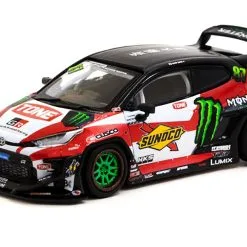 Pandem Toyota Yaris Black "Hobby64" Series 1/64 Diecast Model Car By Tarmac Works