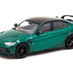 Alfa Romeo Giulia GTA Green Metallic "Global64" Series 1/64 Diecast Model By Tarmac Works