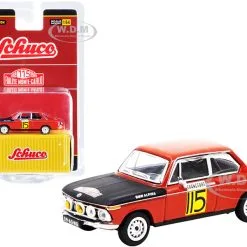 BMW 2002 #115 Rally Monte Carlo (1969) 1/64 Diecast Model Car By Schuco & Tarmac Works