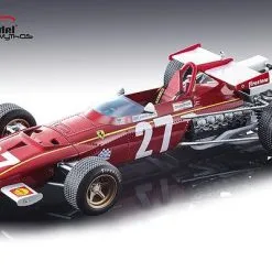 Closeout Items Sales 17 Ferrari 312B Car #27 Jacky Ickx 1970 Grand Prix Belgium Mythos Series Limited Edition To 100 Pieces Worldwide 1/18 Model Car By Tecnomodel