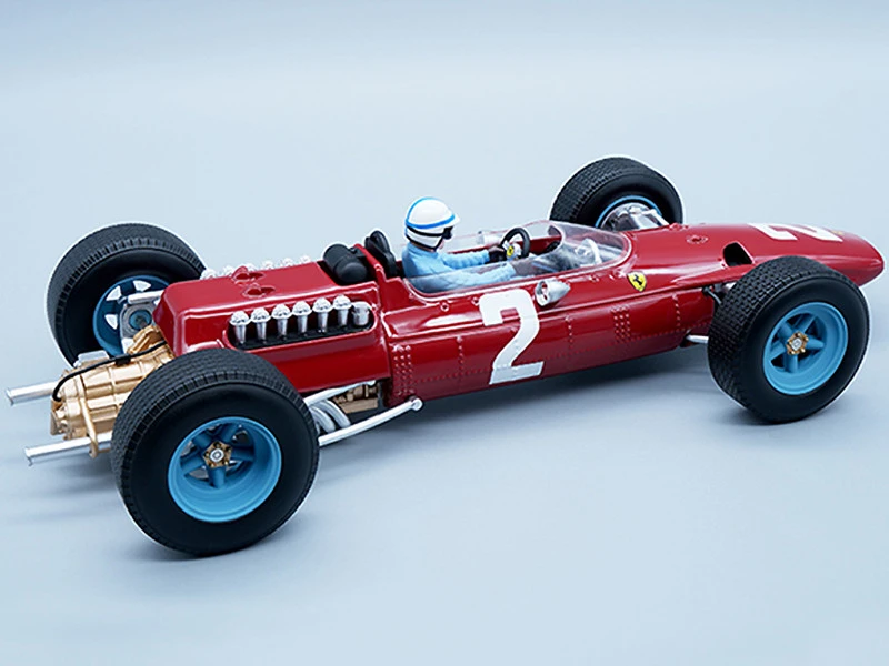 Ferrari 512 F1 1965 GP Zandvoort Driver John Surtees Red Limited Edition 1/18 Model Car By Tecnomodel 4 Ferrari 512 F1 1965 GP Zandvoort Driver John Surtees Red Limited Edition 1/18 Model Car By Tecnomodel - Image 2