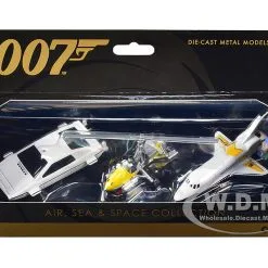 Air, Sea And Space Collection "James Bond 007" Set Of 3 Pieces Diecast Models By Corgi